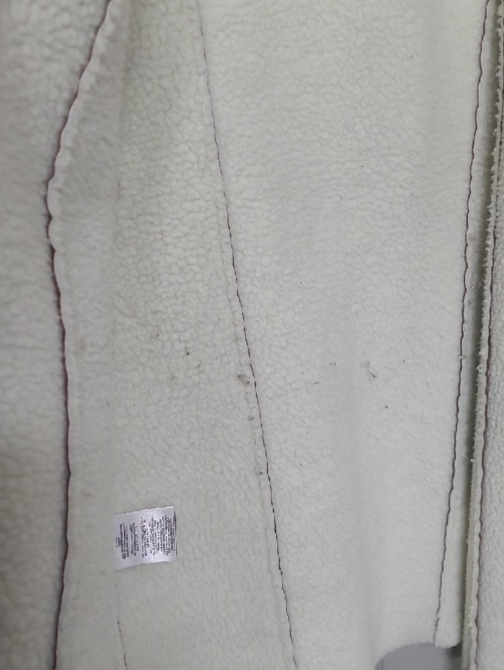 BCBGeneration Sherpa Knit Long Faux Suede Vest Cinnamon Medium GUC - Picture 9 of 11